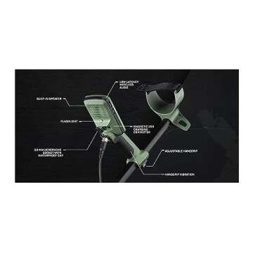 Minelab X-Terra Pro Waterproof Metal Detector Bundle with Case and Pro-Find 15 Pinpointer (Gold) (3 Items)