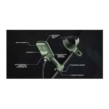 Minelab X-Terra Pro Waterproof Metal Detector Bundle with Case and Pro-Find 15 Pinpointer (Gold) (3 Items)