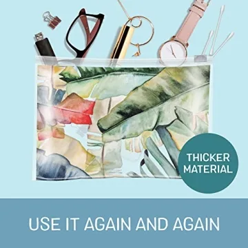 Ziploc Reusable Travel Makeup Accessory Bags 10 Pack