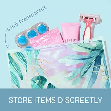 Ziploc Reusable Travel Makeup Accessory Bags 10 Pack