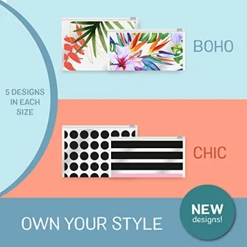 Ziploc Reusable Travel Makeup Accessory Bags 10 Pack