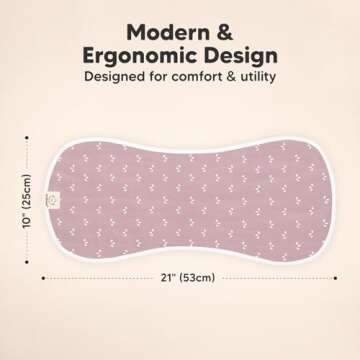 5-Pack Muslin Burp Cloths for Baby Boys and Girls - Super Absorbent Baby Burp Cloth, Viscose Derived...