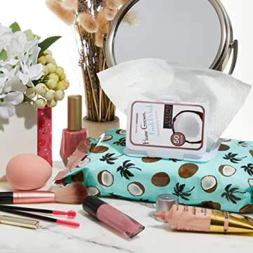 B.C. Beauty Concepts Makeup Remover Wipes - Coconut Infused 100 Count