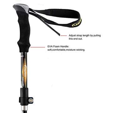 Compact A ALAFEN Ultralight Aluminum Trekking Pole