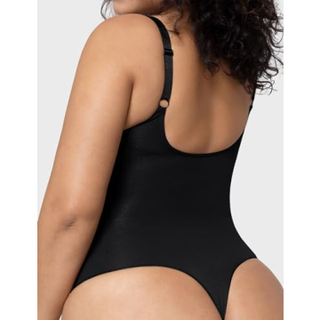 PUMIEY Shapewear Bodysuit Comfortable Core Control