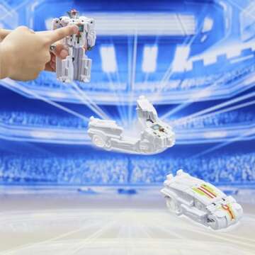 Transformers One Cog Changer Wheeljack 4-Inch Robot Action Figure, Interactive Toys for Boys and Girls Ages 6 and Up