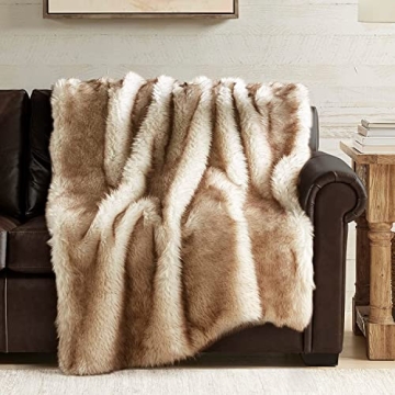 Hyde Lane Faux Fur Throw Blanket - Luxury Cozy Gift