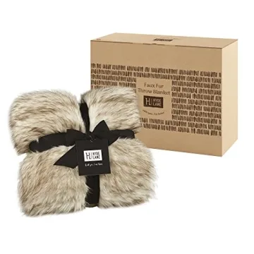 Hyde Lane Faux Fur Throw Blanket - Luxury Cozy Gift
