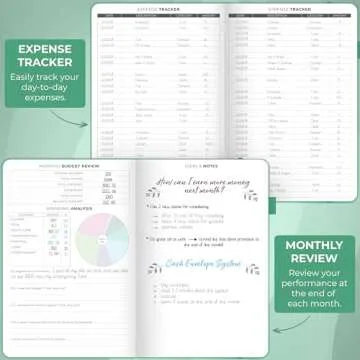 Clever Fox Budget Planner - Expense Tracker, A5 Emerald
