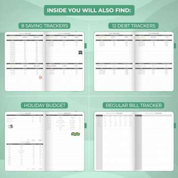 Clever Fox Budget Planner - Expense Tracker, A5 Emerald