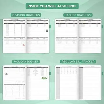 Clever Fox Budget Planner - Expense Tracker, A5 Emerald