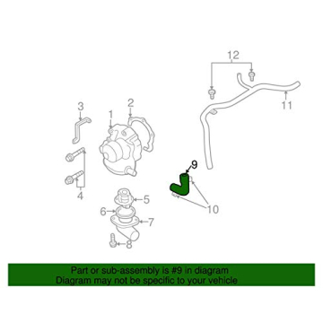 OEM Subaru Water Bypass Hose 807615081 for Forester