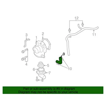 OEM Subaru Water Bypass Hose 807615081 for Forester