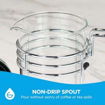 GROSCHE MADRID French Press: Premium Coffee & Tea Maker