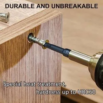 Hex Head Allen Wrench Drill Bit Set (10pc Metric & 10pc SAE), PTSLKHN Allen Wrench Drill Bits, Upgraded 1/4" Quick Release Shank Magnetic Hex Bit Set - Perfect for Ikea Type Furniture