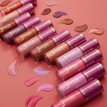 Juvia's Place Blushed Liquid Blush PerkyPoppy - Dewy Tint Cheeks Makeup Glow Pigment Effortless Beauty Long Lasting Cosmetics Soft Creamy Natural Buildable All Skin Color Light Flawless Finish Blend