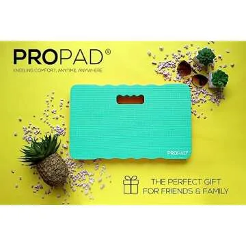 Thick Kneeling Pad, Garden Kneeler for Gardening, Bath Kneeler for Baby Bath, Kneeling Mat for Exercise & Yoga, Knee Pad for Work, Floor Foam Pad, Extra Large (XL) 18 x 11 x 1.5 Inches, Turquoise