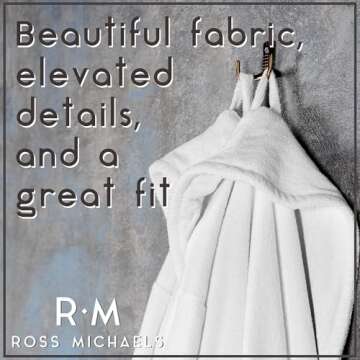 Ross Michaels Mens Robe Hooded Wrap Style - Mid Length Plush Fleece Bathrobe (Black, Large/X-Large)