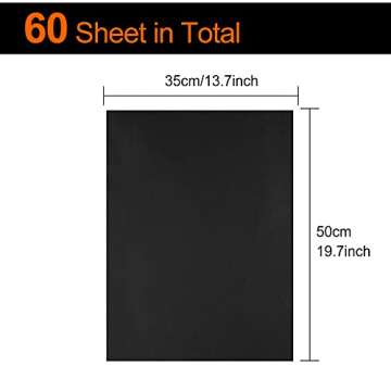 MIAHART 60 Sheets Halloween Tissue Paper for Gift Wrapping Halloween Tissue Paper Bulk for Packaging...