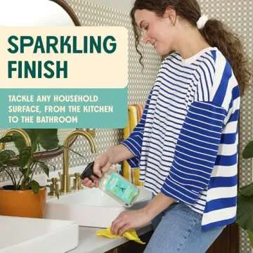 Aunt Fannie's All Purpose Cleaning Vinegar, Multisurface Spray Cleaner, 16.9 Ounces, Eucalyptus Scent (Pack of 1), Packaging May Vary