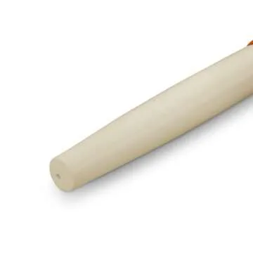 Kaweco STUDENT 70's Soul Fountain Pen I Premium Fountain Pen for Ink Cartridges I Nostalgic Fountain Pen in Orange and Cream with Golden Details I Student Pen 16 cm I Nib: M (Medium)