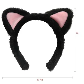Ajdvart Cat Ears Headband 2-Pack for All Ages