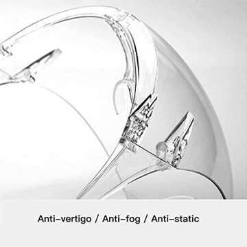Salipt Anti-Fog Full Face Shields For Outdoor Protection