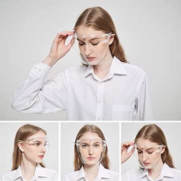 Salipt Anti-Fog Full Face Shields For Outdoor Protection