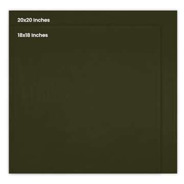 Utopia Kitchen Olive Cloth Napkins [12 Pack, 18x18 Inch] Absorbent Cotton Blend Washable and Reusabl...