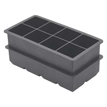 Bangp Large Ice Cube Trays for Whiskey and Cocktails