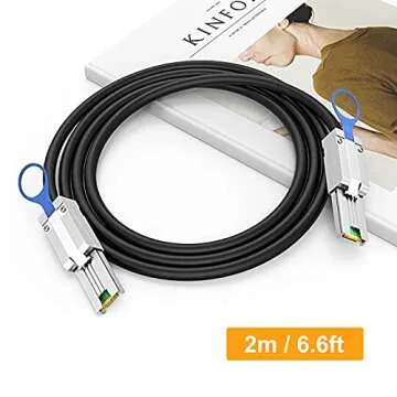 CableCreation Mini SAS 26pin Male to Male Cable 2.0M