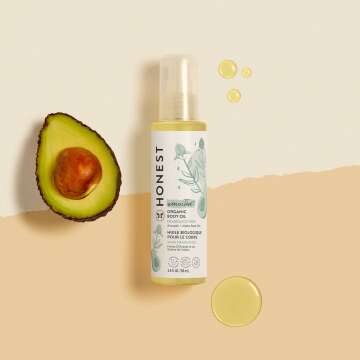 Honest Company Organic Body Oil 4 fl oz for Baby