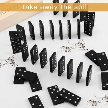 Hungdao Mini Dominoes Set | 24 Pack Travel Educational Toys