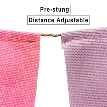 Oh Baby Banner for Baby Shower Pre-strung Decor