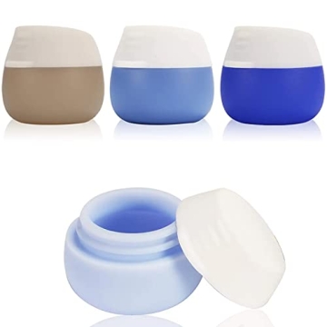Gemice Silicone Travel Containers - Leak-Proof, TSA Approved, Perfect for Toiletries!
