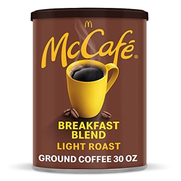 McCafe Breakfast Blend Ground Coffee, 30 oz Canister