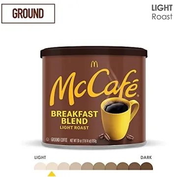 McCafe Breakfast Blend Ground Coffee, 30 oz Canister