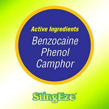 StingEze Original Insect Bite Itch Relief Dauber, 0.5 Ounce, Black (3310)
