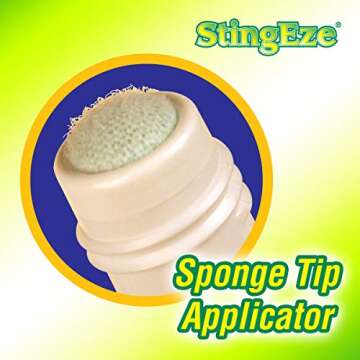 StingEze Original Insect Bite Itch Relief Dauber, 0.5 Ounce, Black (3310)