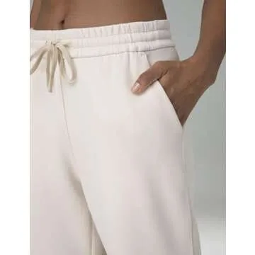 Colorfulkoala Women's High Waisted Ultra Soft Drawstring Modal Sweatpants Wide Leg Casual Lounge 29.5" Inseam Pants with Pockets(S, Pink Suede)