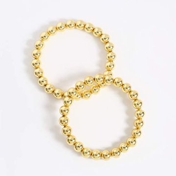 Elegant Badu Gold Bead Bracelet for Women - Glamorous & Stackable
