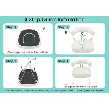 SEYNAR Mid Century Sherpa Accent Chair for Small Spaces