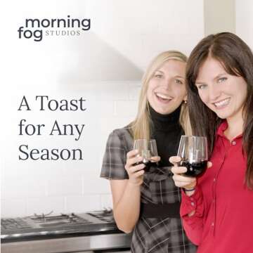 Morning Fog Studios Personalized Stemless Wine Glasses Set of 4-17oz Monogrammed Glassware for Personalized Celebration, Perfect for Weddings, Anniversaries, and Special Occasion Gifting, (H)