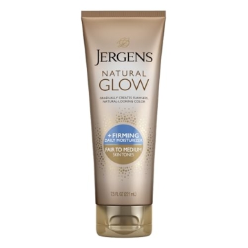 Jergens Natural Glow Firming Self Tanner Body Lotion 7.5 Oz