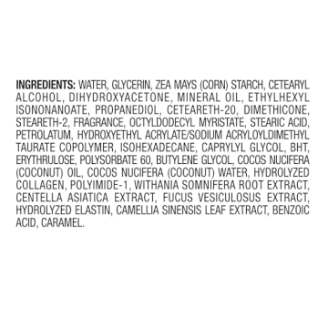 Jergens Natural Glow Firming Self Tanner Body Lotion 7.5 Oz