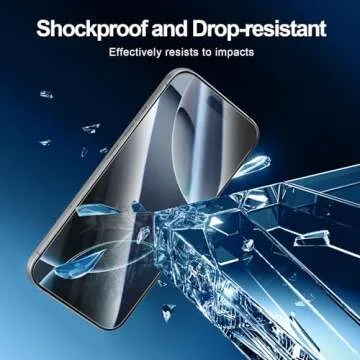 NEW'C 3 Pack iPhone 16 Pro Max Screen Protector