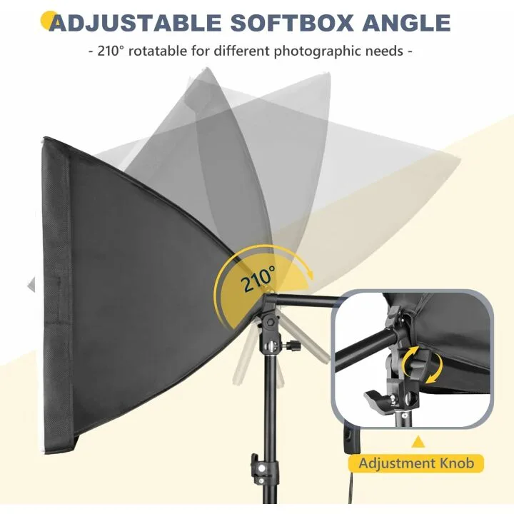 Professional Softbox Lighting Kit for Photography