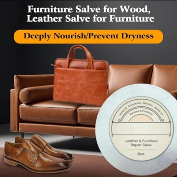 Jefuzh Lux Grove Furniture Salve Set for Leather Protection