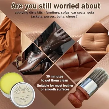 Jefuzh Lux Grove Furniture Salve Set for Leather Protection