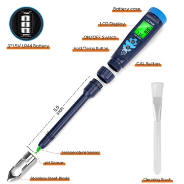 YINMIK Digital pH Tester for Soil and Water Measurement